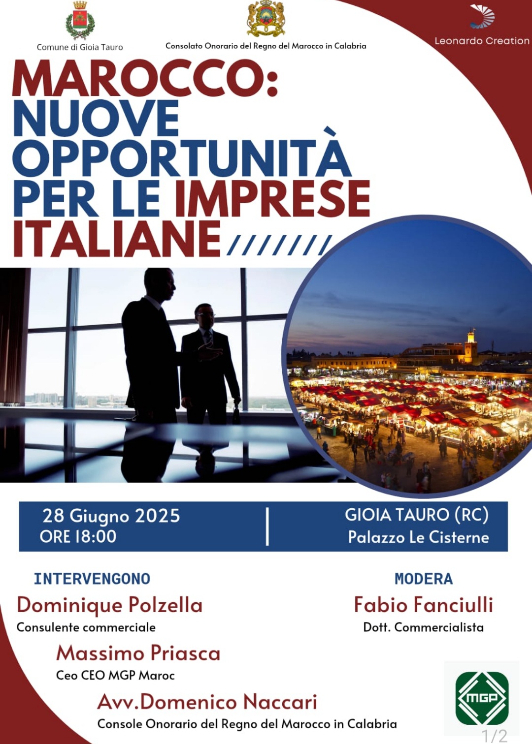 marocco nuove opportunità Gioia Tauro
