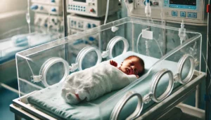 neonato ricoverato in ospedale