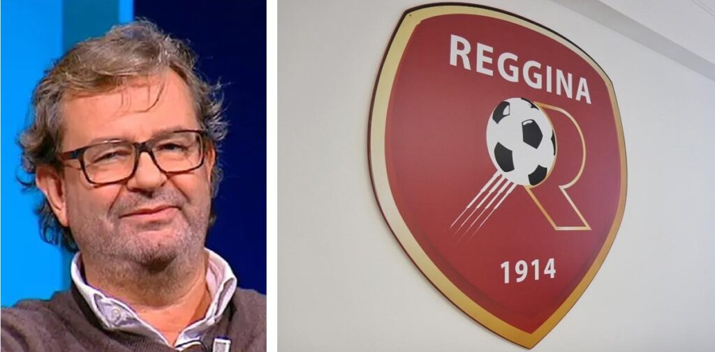 nicola binda e logo reggina