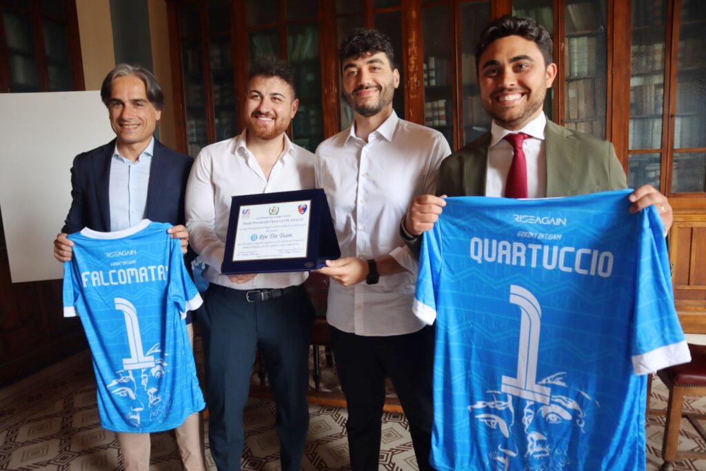 premiazione squadra rin tin team