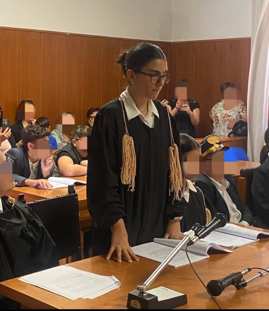 progetto ciak studenti telesio montalbetto simulano un processo minorile