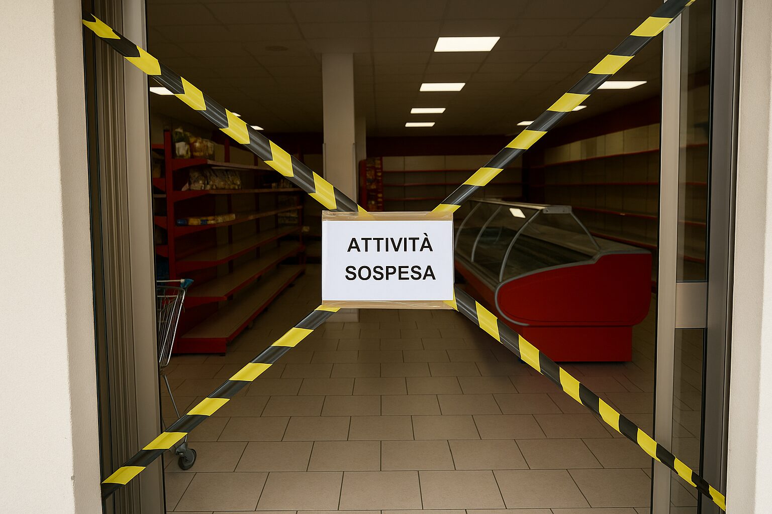 supermercato chiuso