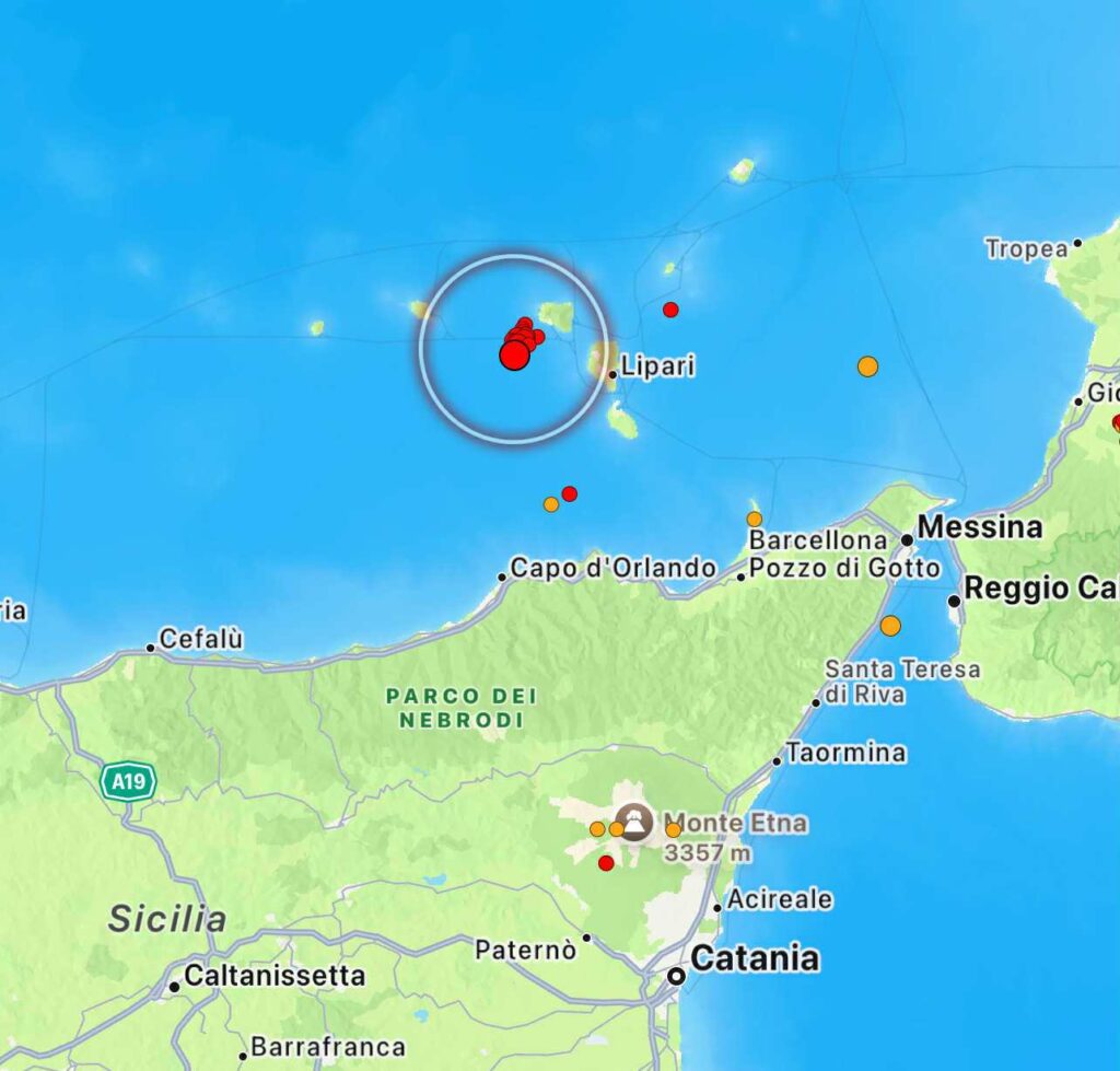 terremoto eolie