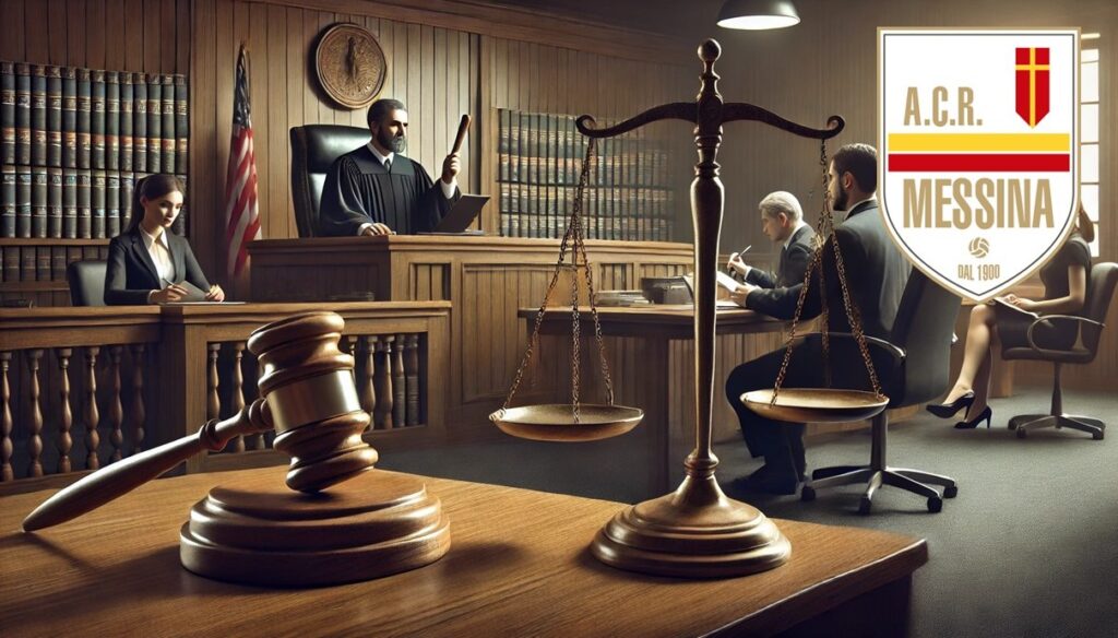 tribunale udienza e logo acr messina