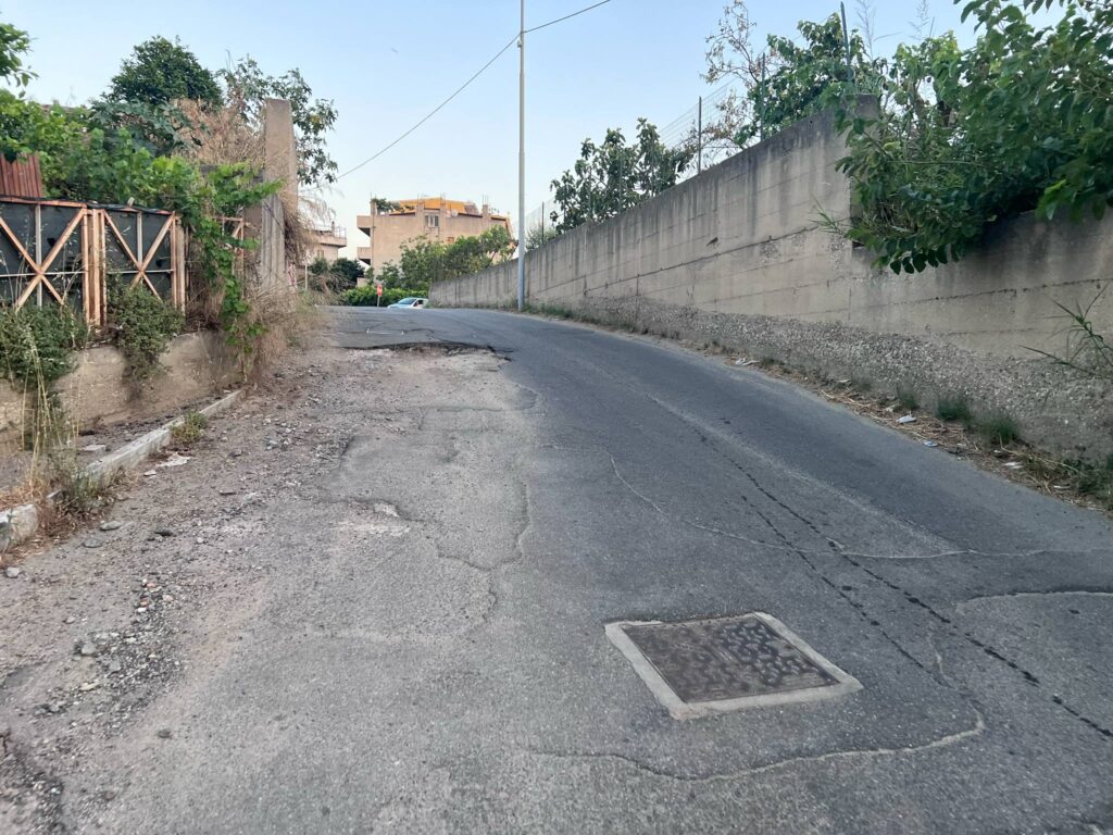 voragine contrada saracinello incrocio contrada morloquio