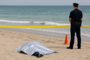 Uomo morto a mare