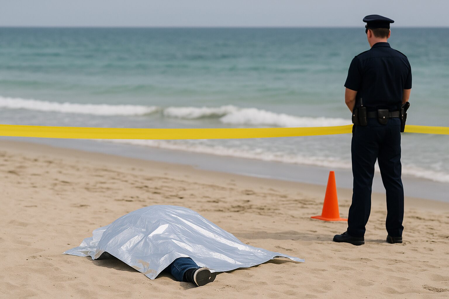 Uomo morto a mare