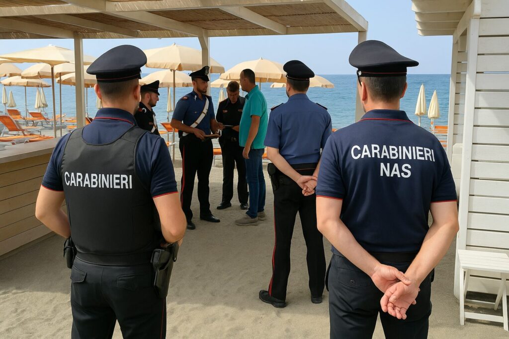 Controlli carabinieri lido