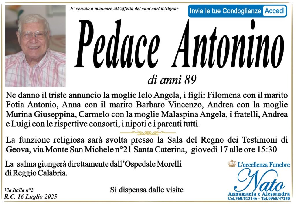 ANTONINO PEDACE