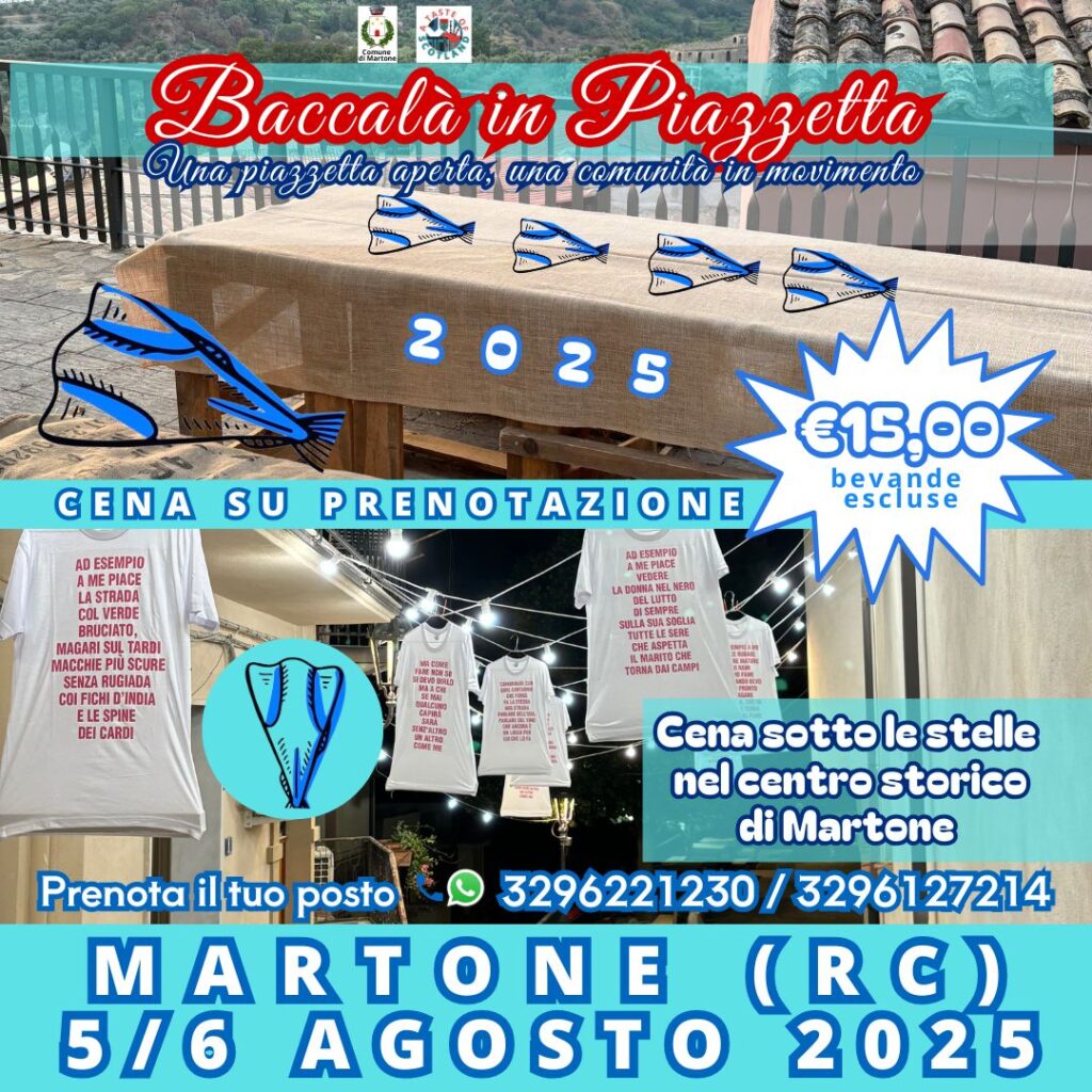 Baccalà in piazzetta a Martone