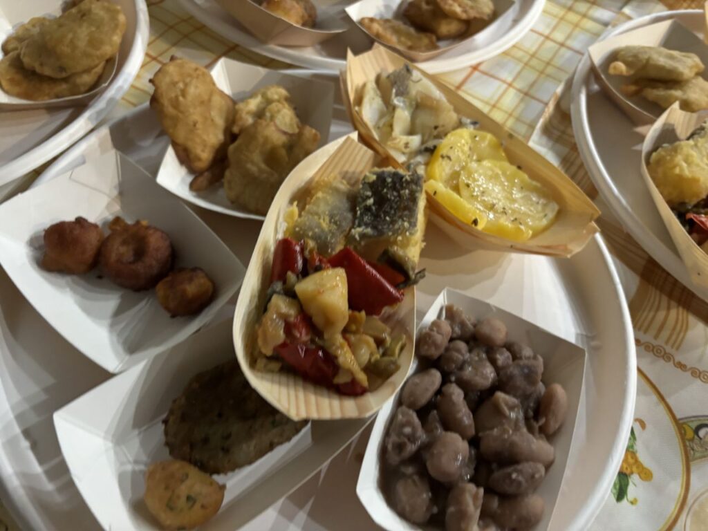 Baccalà in piazzetta a Martone