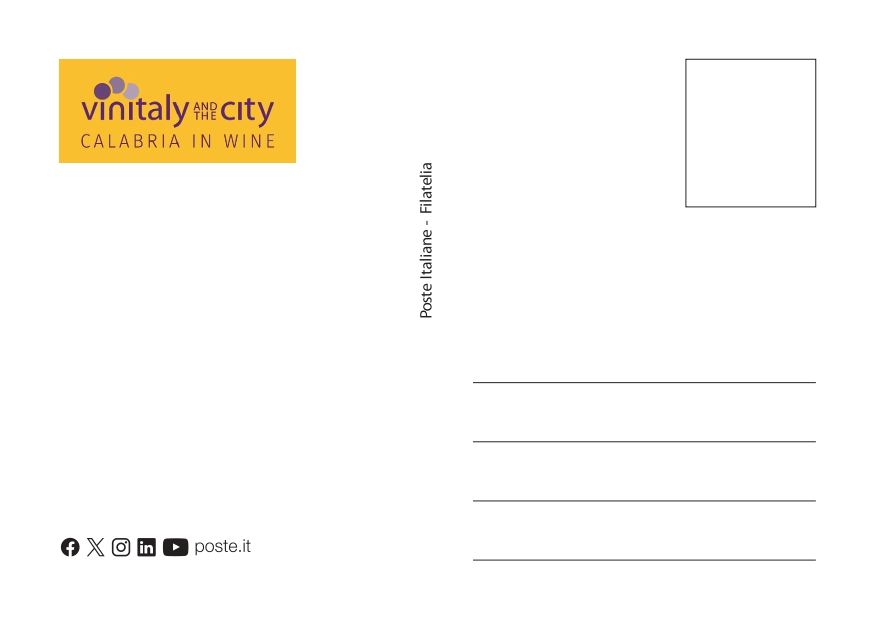Cartolina Calabria Vinitaly