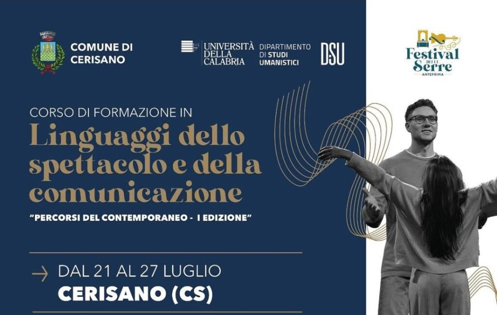 Cerisano corso Linguaggi dello spettacolo e della comunicazione