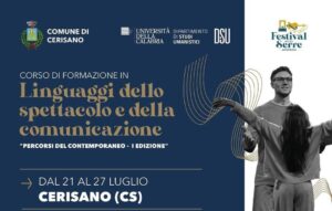 Cerisano corso Linguaggi dello spettacolo e della comunicazione