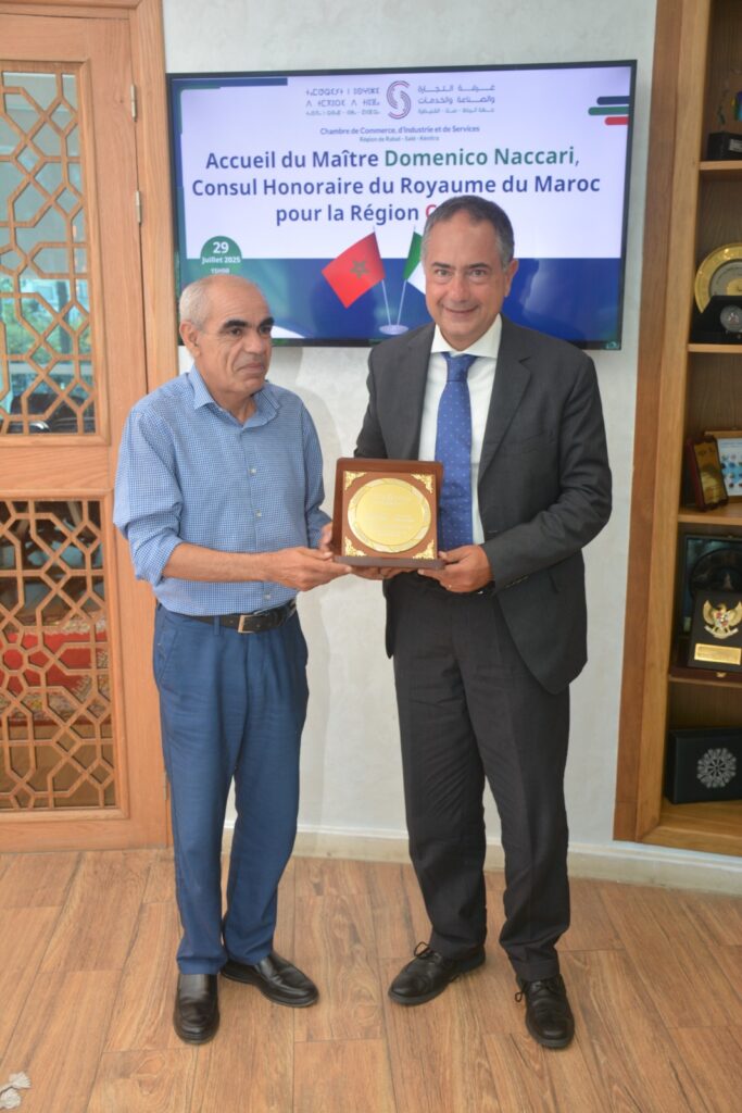 Console Naccari incontra la Camera di Commercio di Rabat