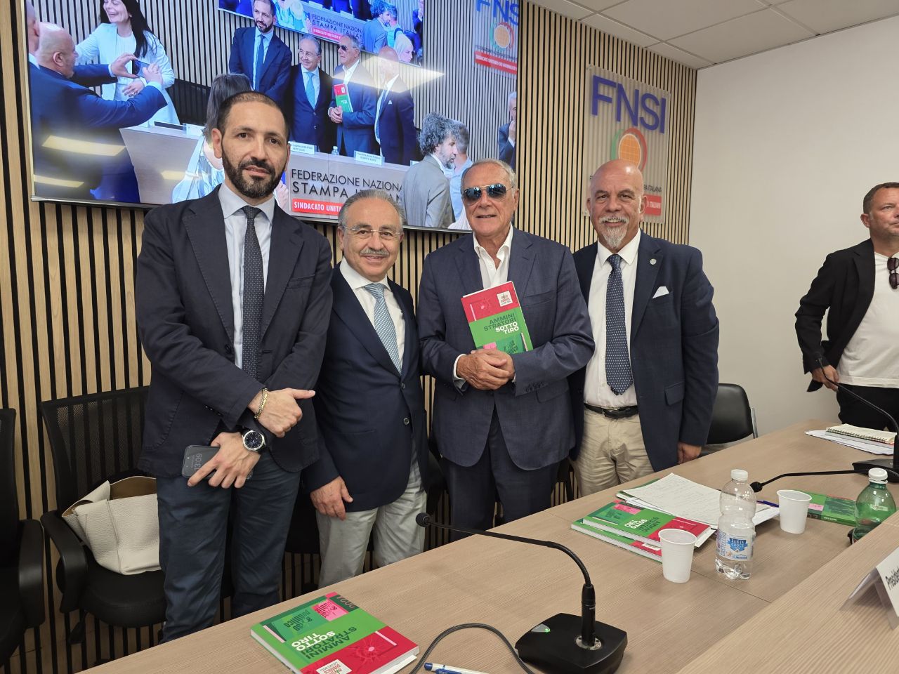 Dario Miccicche, Giuseppe Siviglia, Pietro Grasso, Mariani Lo Bianco