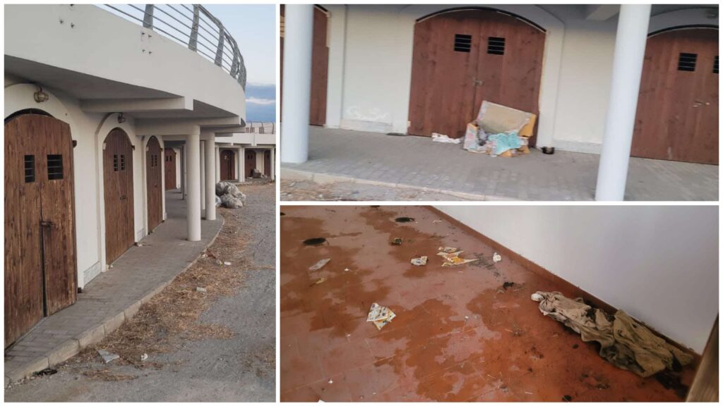 Degrado baracchette pescatori Parco Lineare Sud