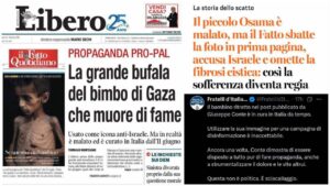 Disinformazione pro-Pal bambino Osama al-Raqab