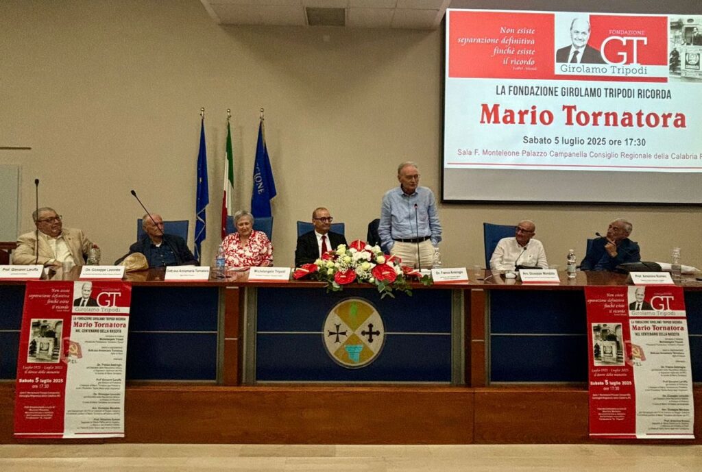 Evento fondazione Girolamo Tripodi ricordo Mario Tornatora