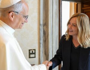 Giorgia Meloni e Papa Leone