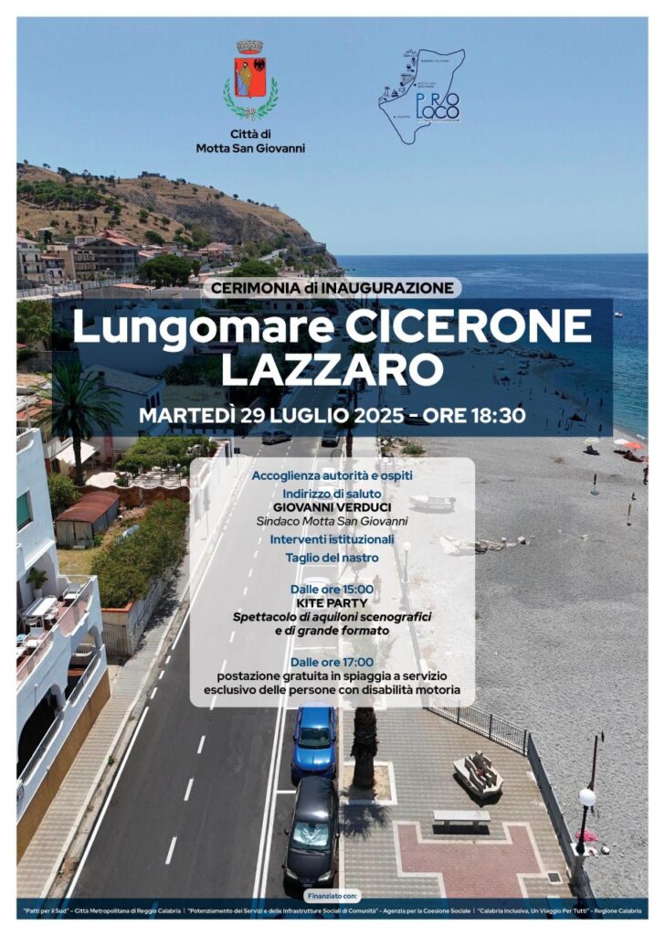 Inaugurazione Lungomare Cicerone