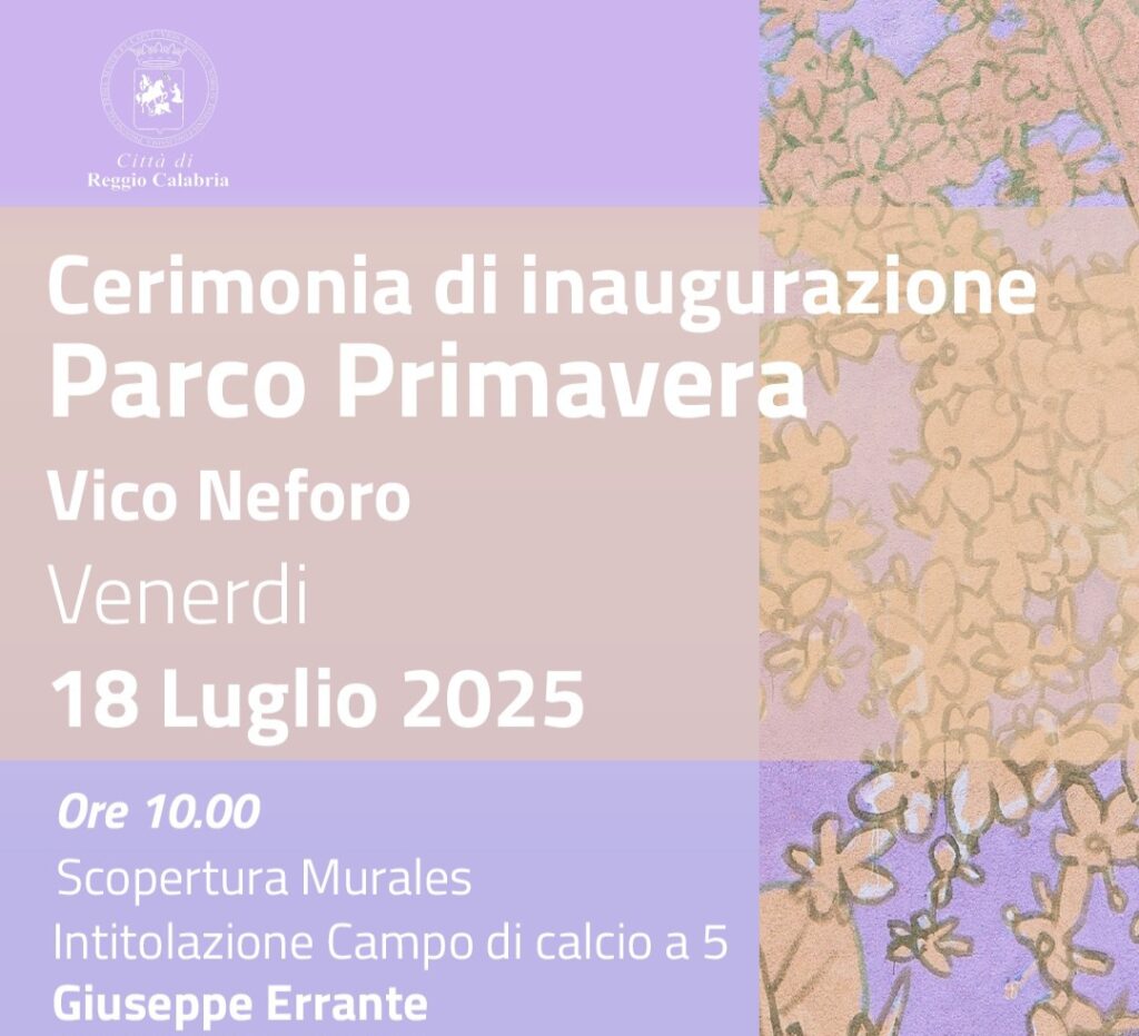 Inaugurazione parco primavera