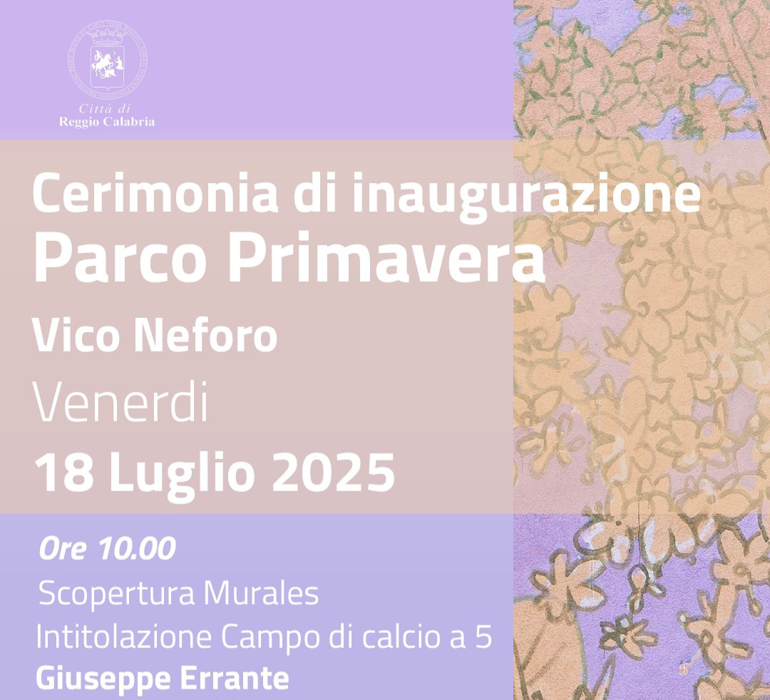 Inaugurazione parco primavera