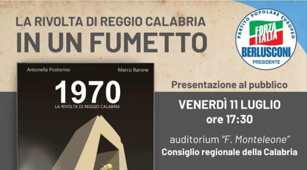 La rivolta di Reggio Calabria in un fumetto