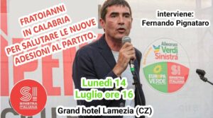 Locandina Conferenza stampa Fratoianni