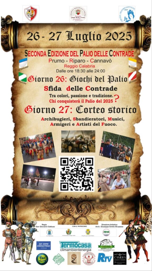 Locandina Palio delle Contrade