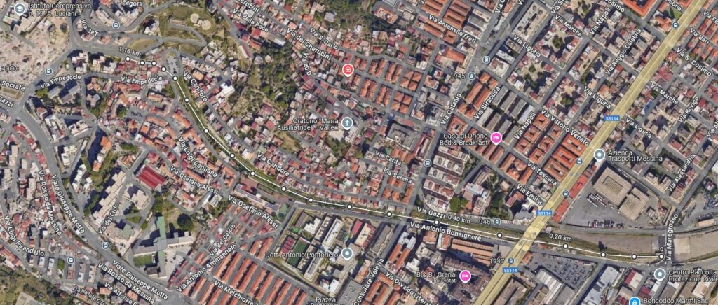 Proposte viabilità zona sud messina