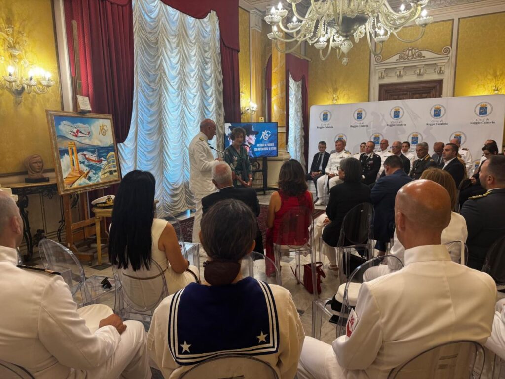 Quadro Raffaella Polifroni 160 anni Guardia Costiera