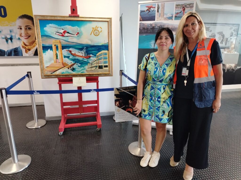 Quadro Raffaella Polifroni 160 anni Guardia Costiera