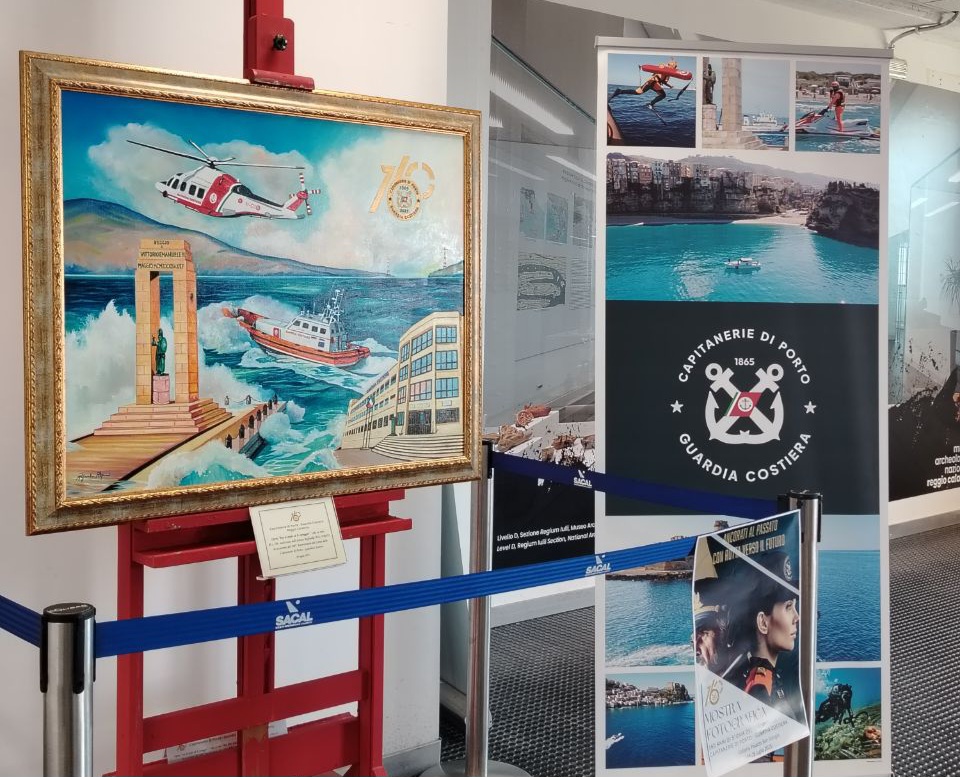 Quadro Raffaella Polifroni 160 anni Guardia Costiera