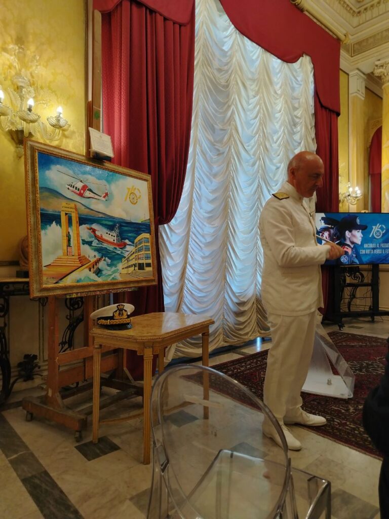 Quadro Raffaella Polifroni 160 anni Guardia Costiera