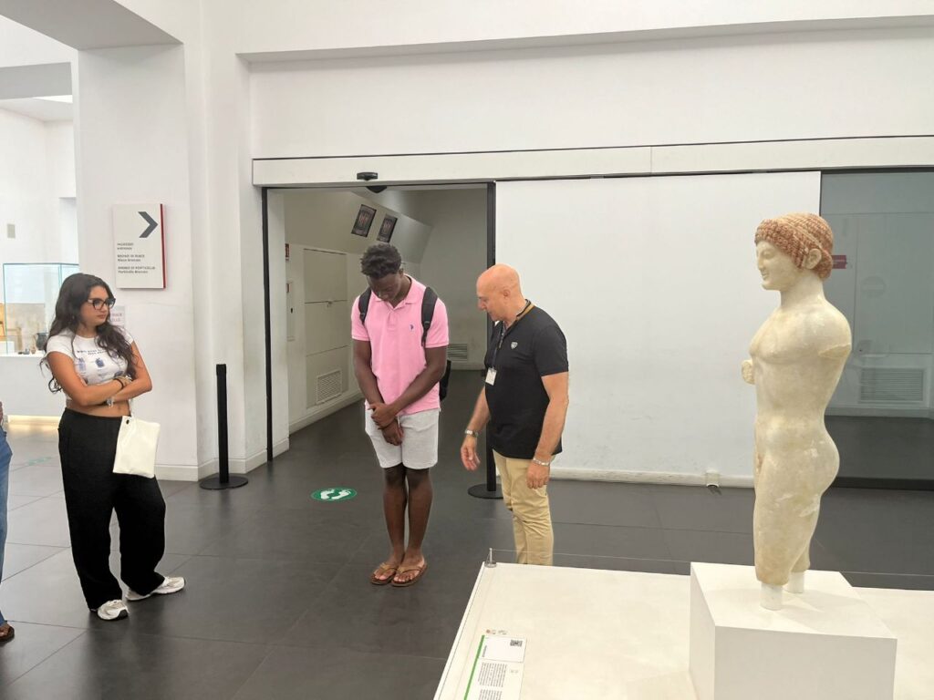 Ragazzi americani Museo e Bronzi di Riace