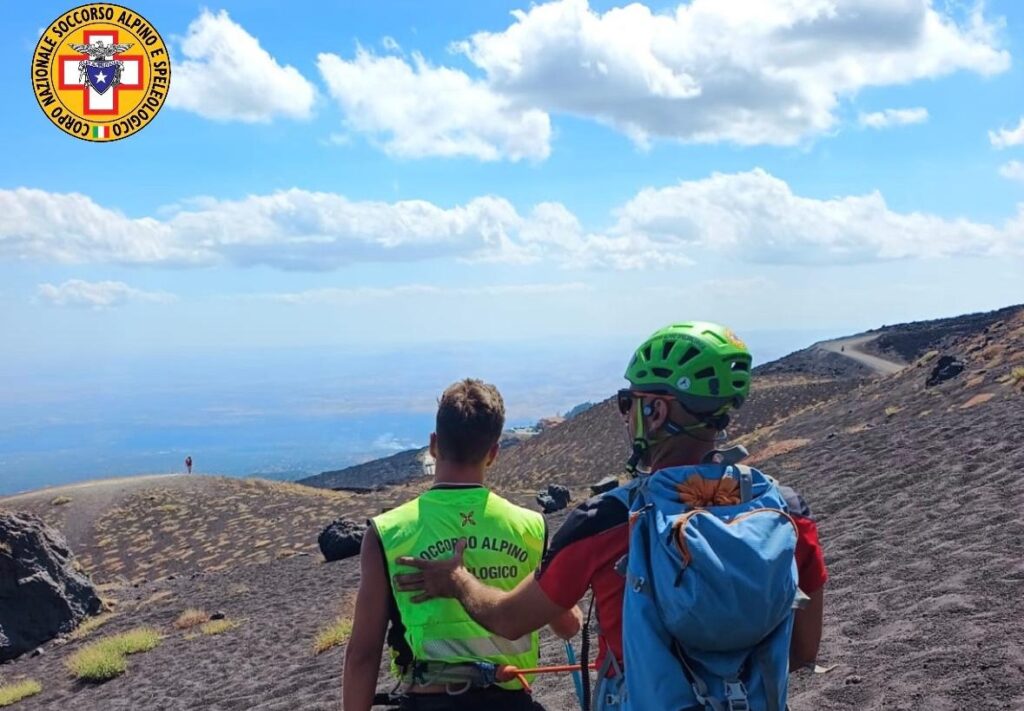 Salvataggio sull'Etna