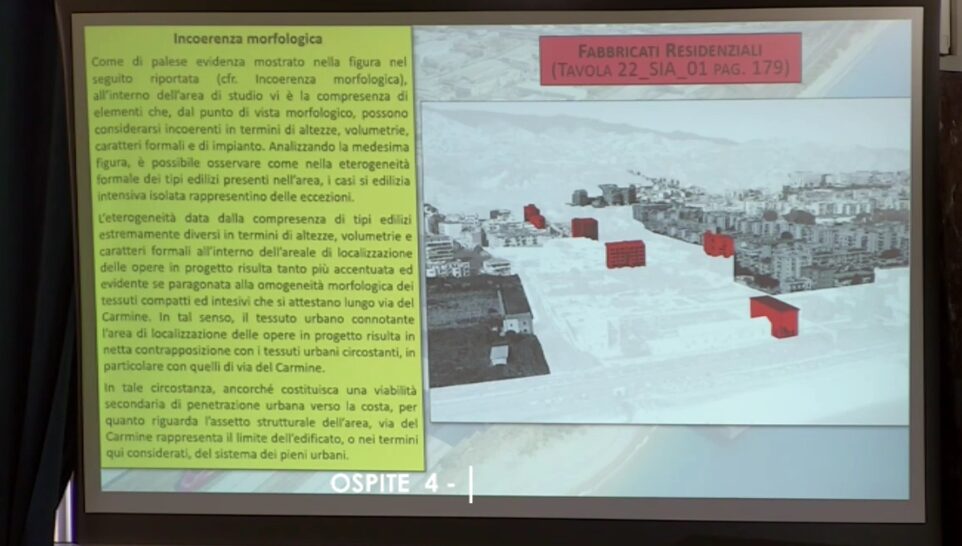 Slide presentazione collegamenti ferroviari e tavole commissione ponte