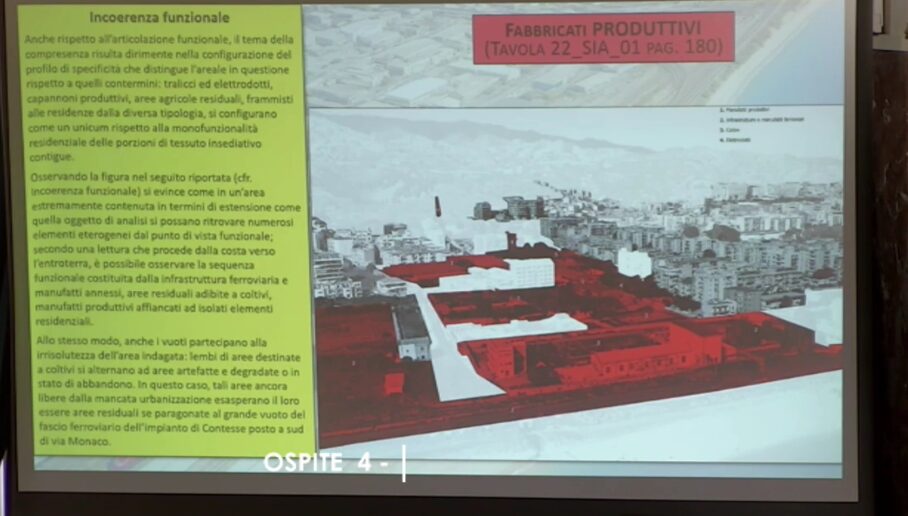 Slide presentazione collegamenti ferroviari e tavole commissione ponte