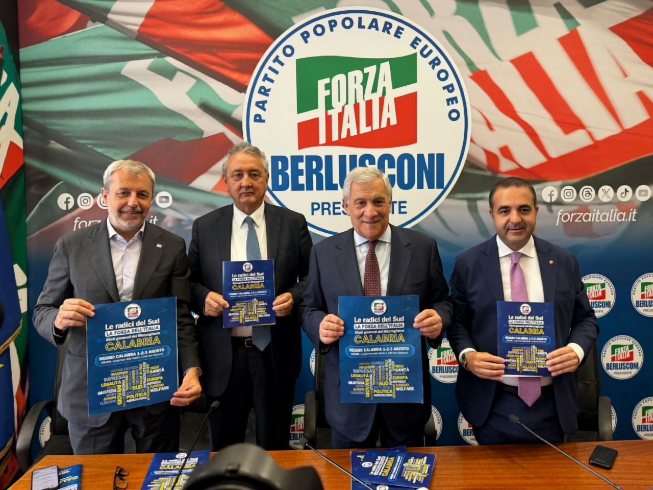 Tajani, Cannizzaro, Barelli