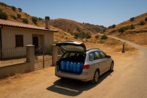 acqua in auto