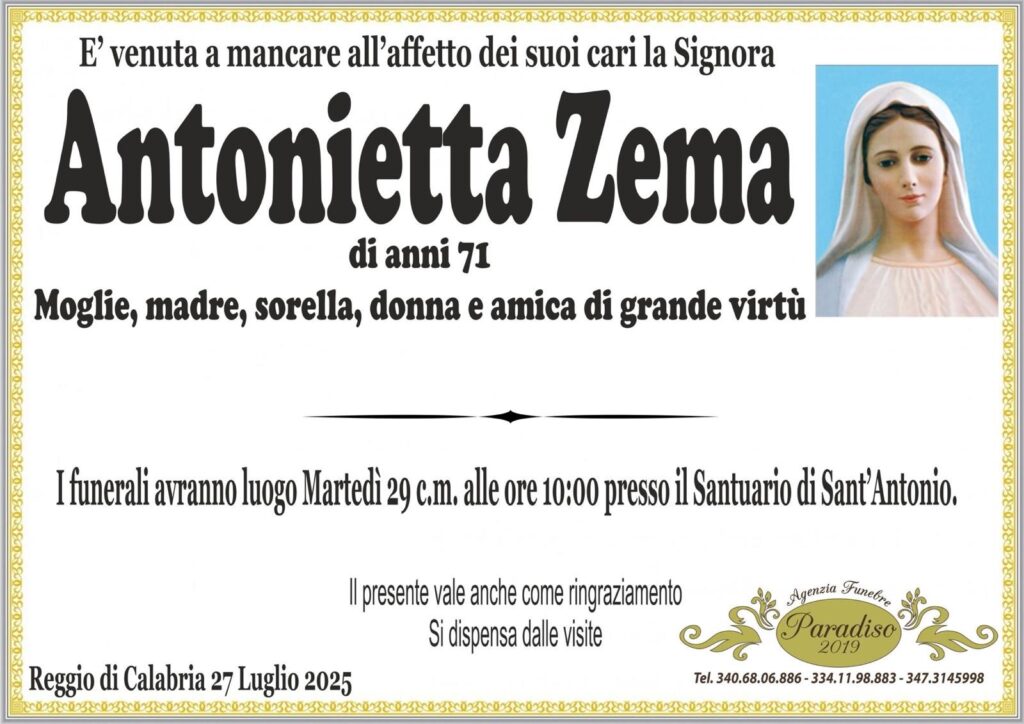 antonietta zema