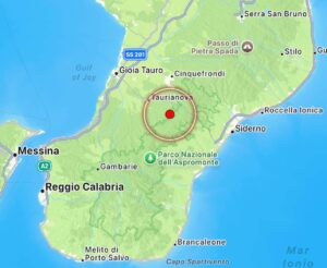Terremoto piana di Gioia tauro