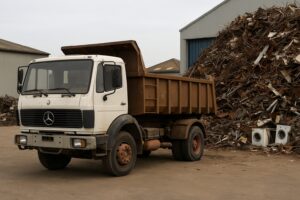 camion materiale ferroso