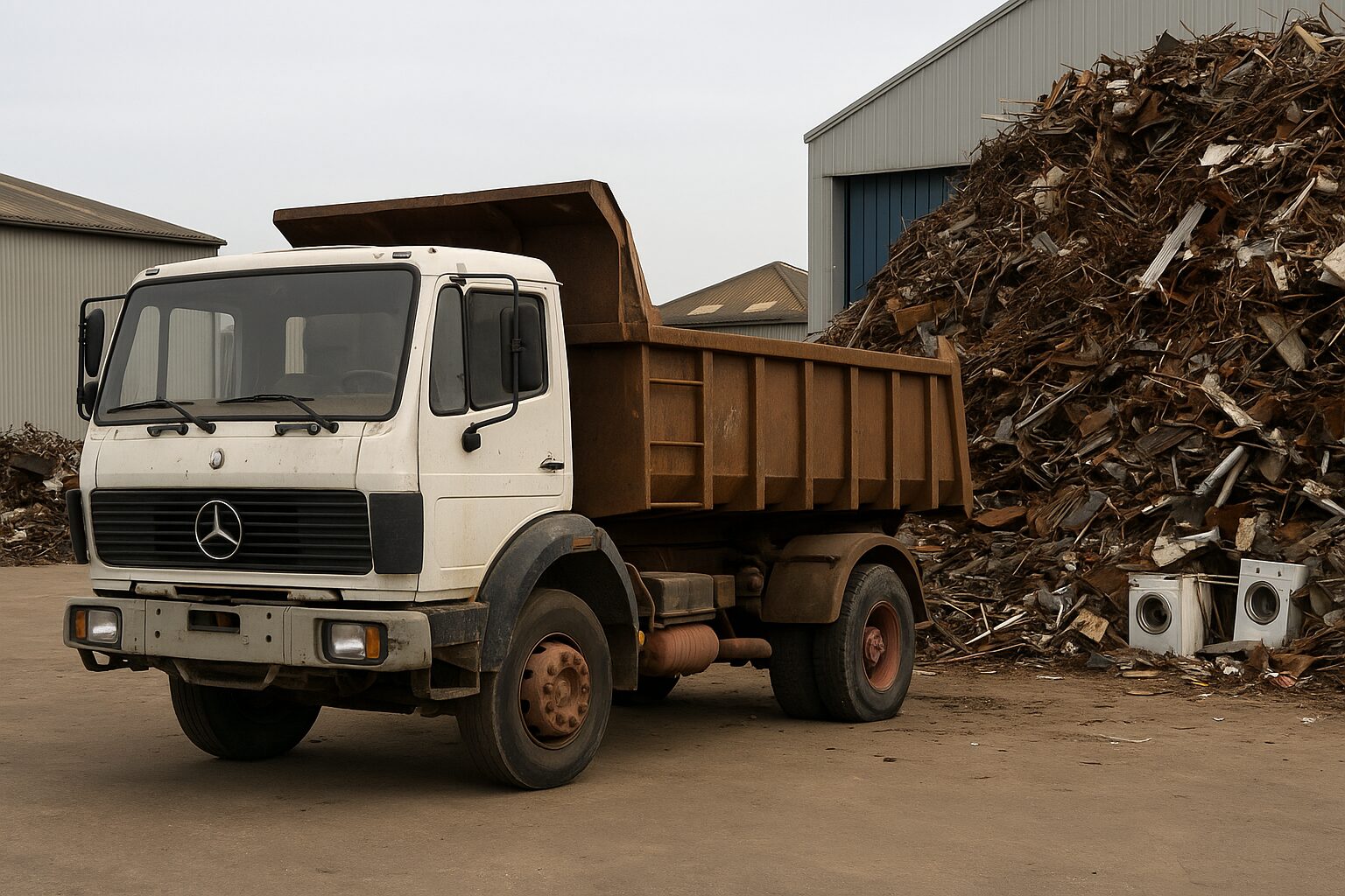 camion materiale ferroso