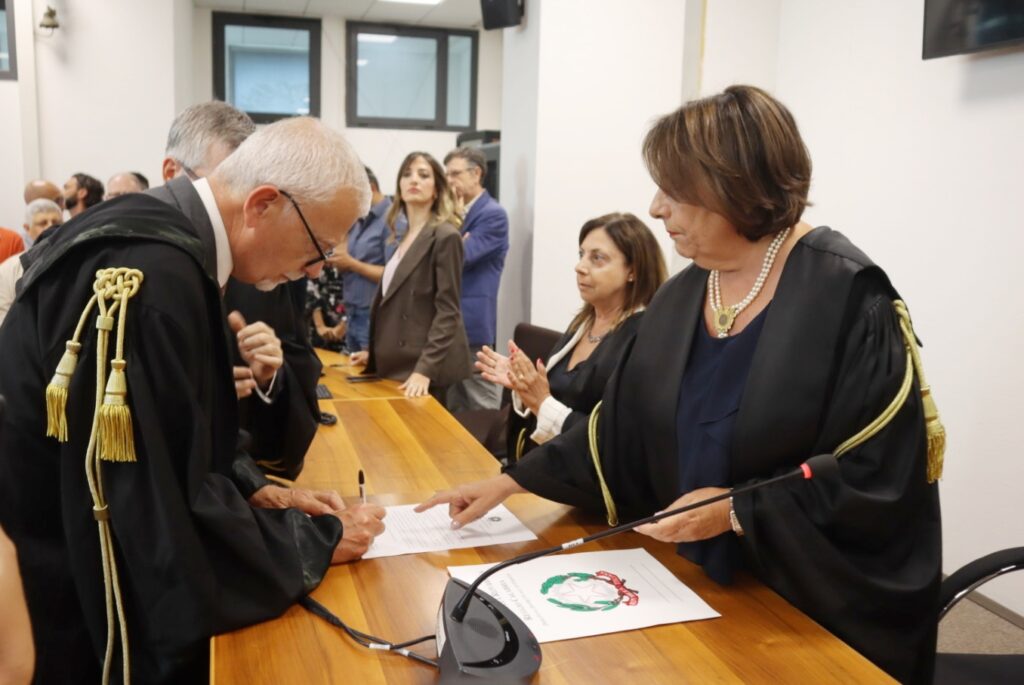 cerimonia di insediamento procuratore Borrelli - Reggio Calabria