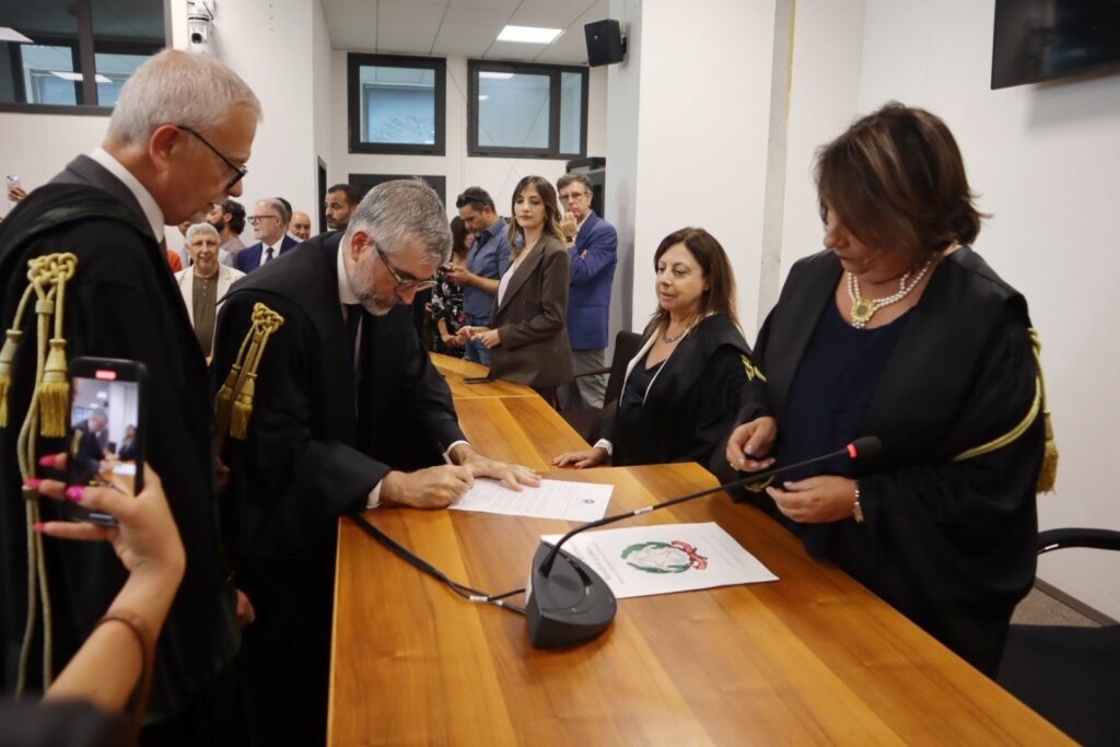 cerimonia di insediamento procuratore Borrelli - Reggio Calabria
