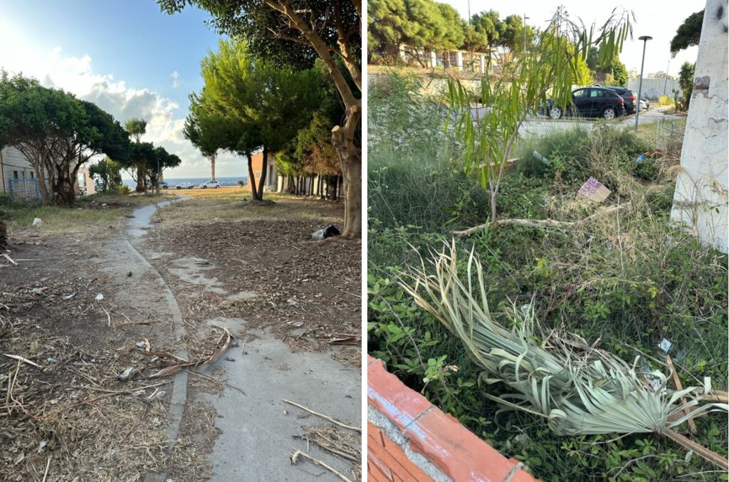 degrado lungomare pellaro