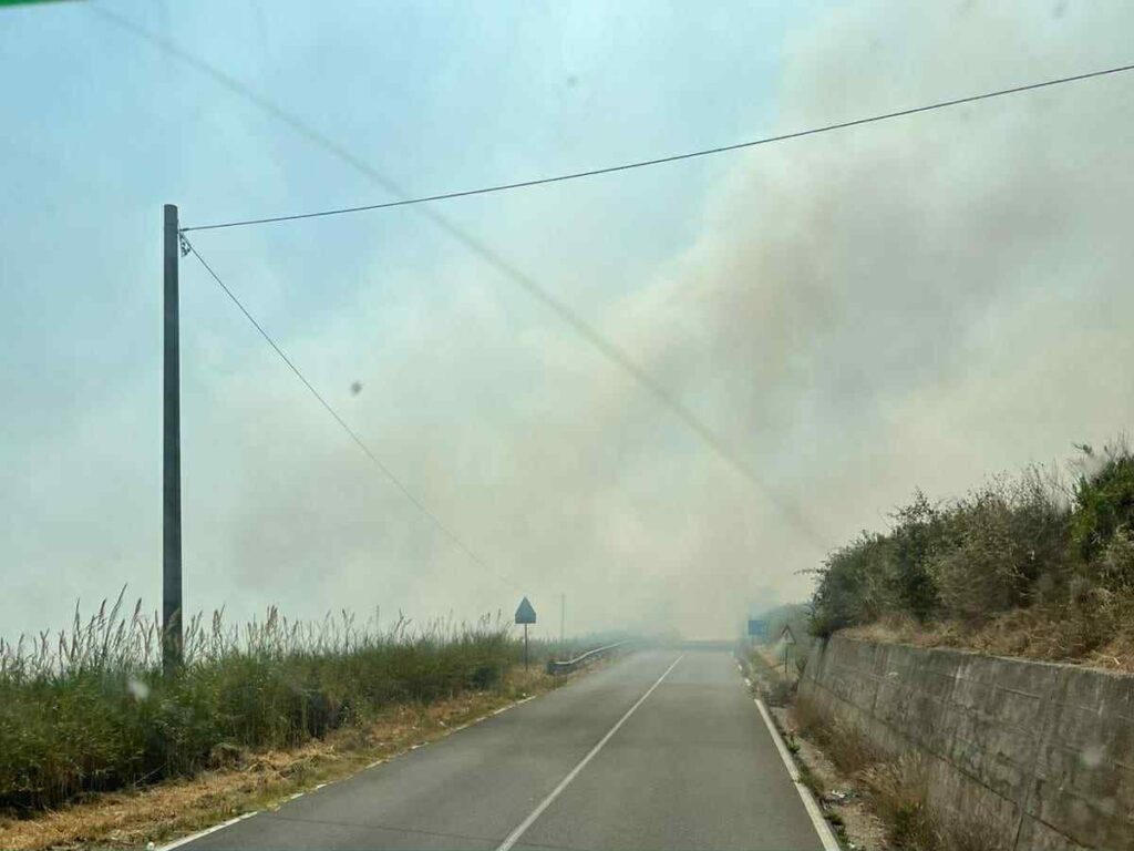 incendio catanzaro