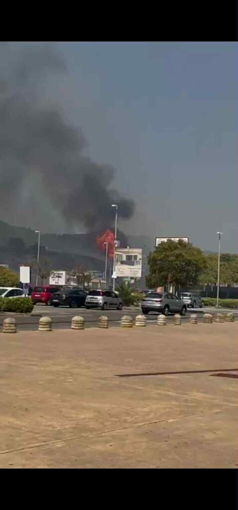 incendio catanzaro